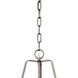 Etcher 1 Light Classic Pewter Pendant Ceiling Light